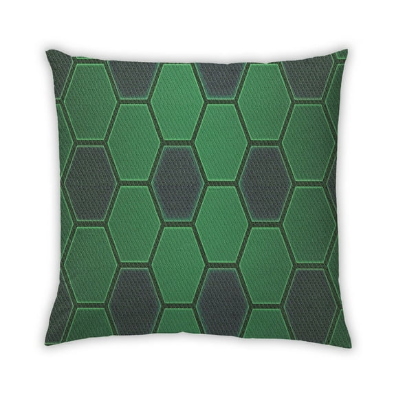 Ahgly Company Outdoor Square Contemporary Throw Pillow, 18 inch by 18 inch