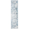 thumbnail image 3 of SAFAVIEH Amelia Jimmy Dot-Print Runner Rug, Gray/Blue, 2' x 8', 3 of 11