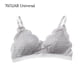 thumbnail image 1 of Sujetador con correa para mujer Sujetador push-up sexy Bralette con diseño de encaje para niña Sujetador de copa 3/4 transpirable sin alambre, Gris plateado, 70 = 32AB Monstrate AP001484-13B, 1 of 7