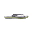 thumbnail image 2 of Crocs Crocband Flip Graphite / Voltage Green Low Top Rubber Sandal - 9M 7M, 2 of 4