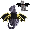thumbnail image 4 of Alas de murciélago para Halloween. Decoraciones para fiestas. Alas de murciélago con cascabeles de calabaza. Lindos trajes de camuflaje para perros y gatos., 4 of 5