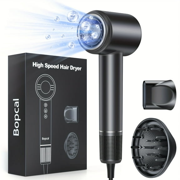 Professional Hair Dryer, Negative Ion High Speed Hair Dryer, 4 Temperature Heating Modes, Lightweight, Holiday Gift, Mother's Day Gift