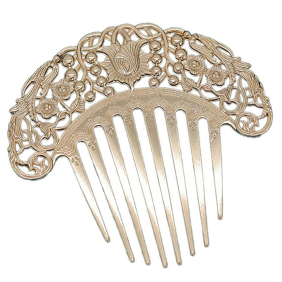 Ywmsfl Elegant Decorative Comb Shaped Hair Stick Chinese Hairpin For Women Bun Updos