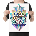 thumbnail image 2 of Geometric Wall Decor - Art Deco Enthusiast - 13x19 Poster Print, 2 of 4