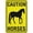 Warning Sign 2, variant on Caution Hot Reflective Aluminum Metal Signage - 8"x12", With Symbol, Weatherproof - Kitchen, Workshop, Factory, Grill Area