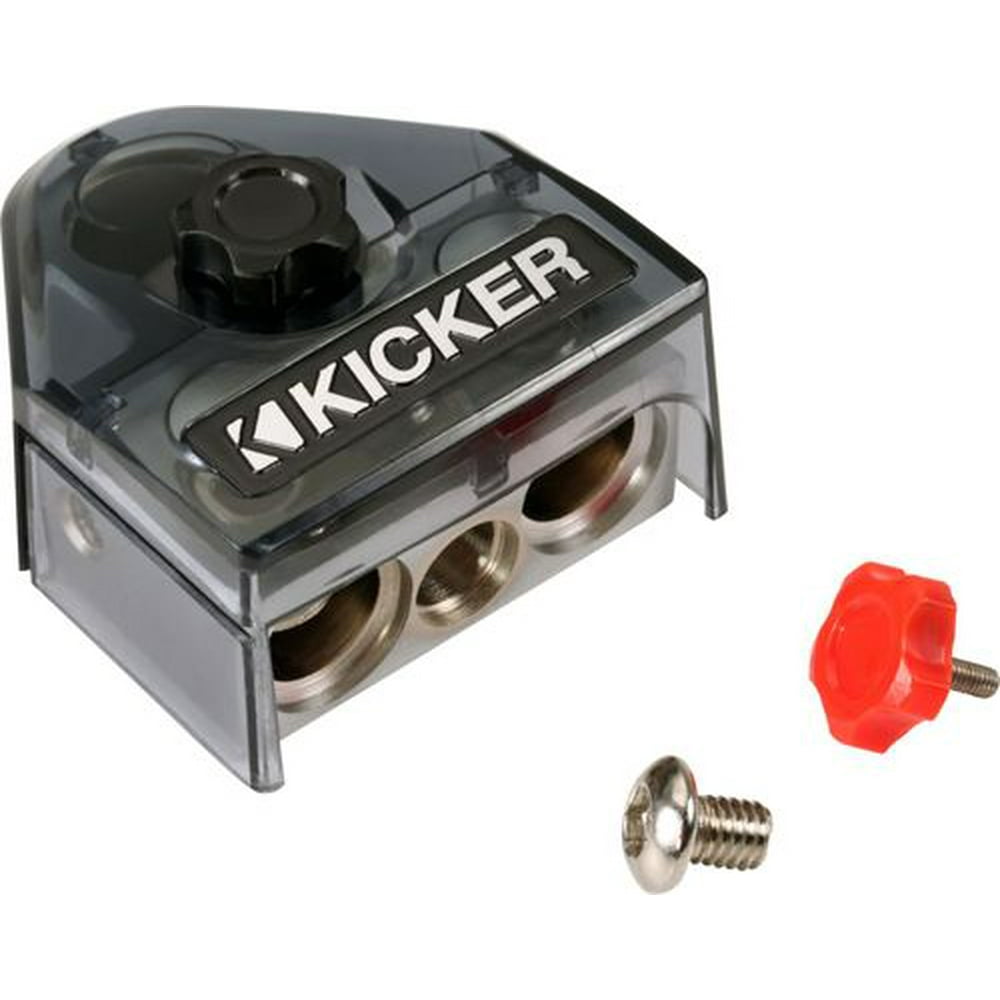 KICKER Pos/Neg Battery Terminal Gray/Silver
