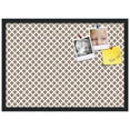thumbnail image 2 of PinPix 28x20 Custom Cork Bulletin Board Brown Clover Poster Board Has a Fabric Style Canvas Finish, Framed in Brown Clover, by ArtToFrames (PinPix-535), 2 of 5