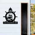thumbnail image 3 of Handmadetneonsign Lighthouse House Number Metal Wall Art LED Light - Personalized Sign Home Decor 59979, 3 of 5