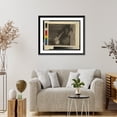 thumbnail image 4 of Historic Framed Print, [Ruth Ruyl in shorts on divan (sofa w/out back), reclining, holding doorknob of open door], 17-7/8" x 21-7/8", 4 of 9