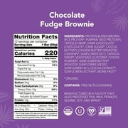ALOHA Plant Based Protein Bars, Chocolate Fudge Brownie, 14g Protein (Pack of 12)