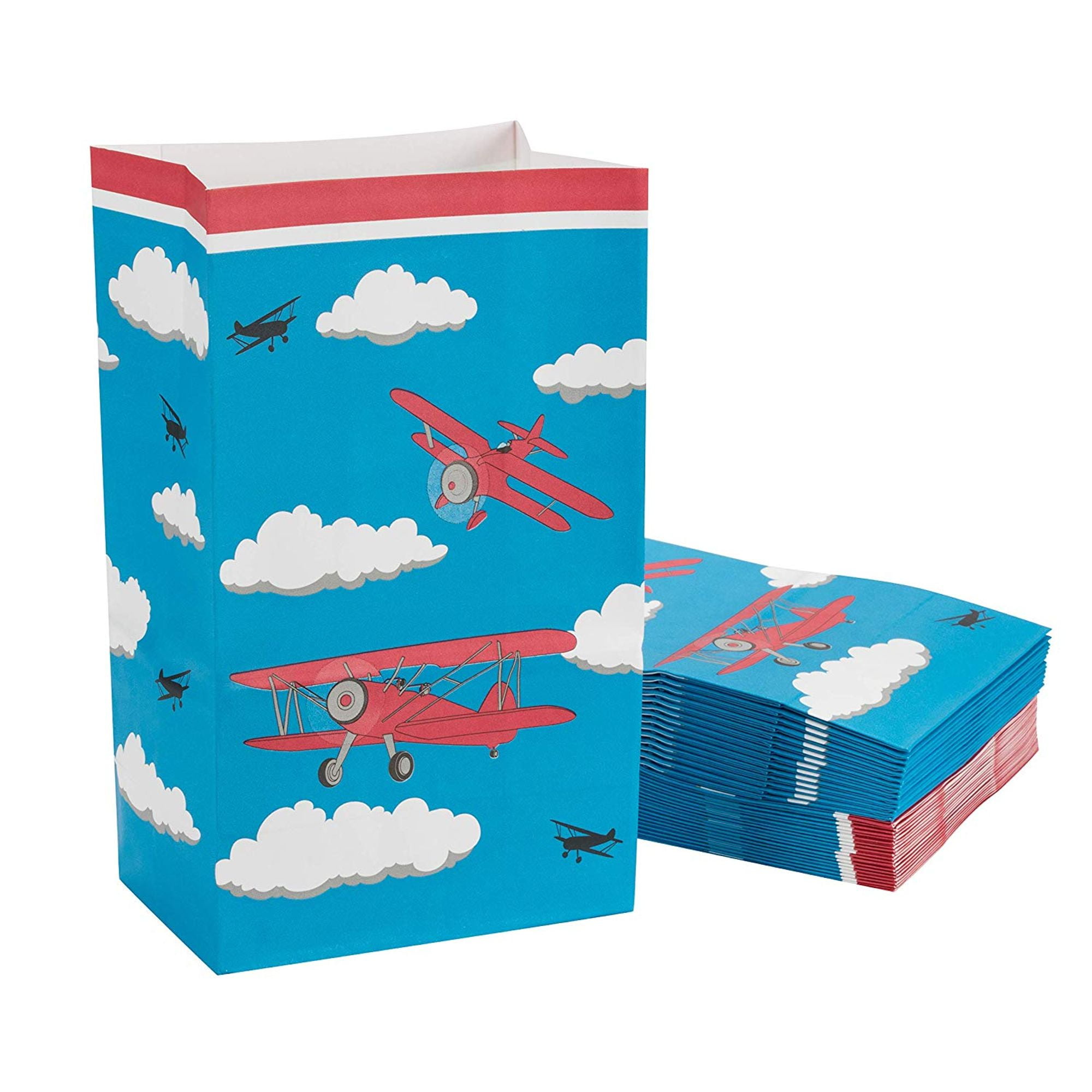 Airplane Party Bags 36Pack Plane Birthday Party Supplies, Small