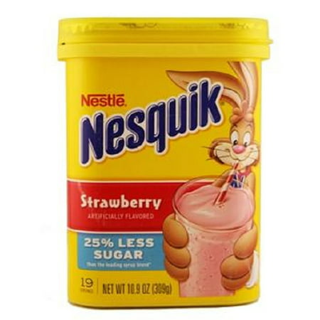 Product Of Nesquik, Strawberry Powder, Count 1 - Coco & Chocolate Mixes / Grab Varieties &
