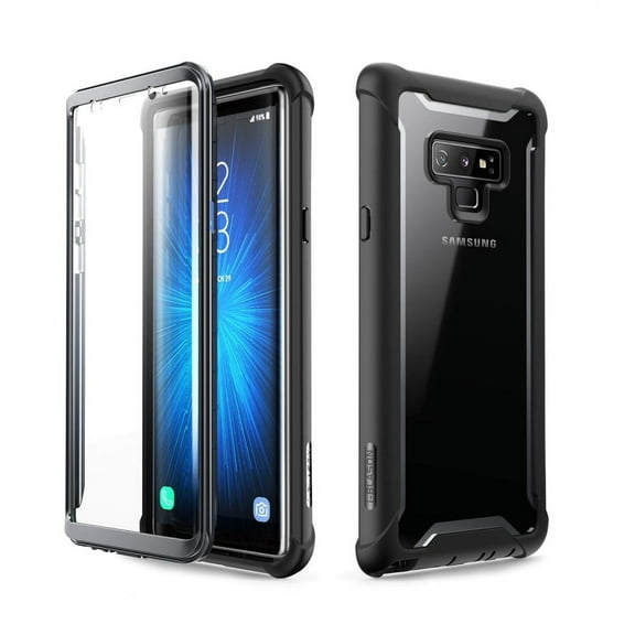 i-Blason Ares Series Full-Body Rugged Clear Bumper Case with Built-in Screen Protector for Samsung Galaxy Note 9 2018 Release