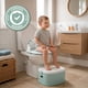 thumbnail image 5 of BEBBLY Bañito Entrenador Infantil con Almacenamiento Asiento Antiderrapante para Niños y Niñas de 6 Meses a 3 Años Fácil de Limpiar Ideal para Aprender a Ir al Baño (Verde), 5 of 7