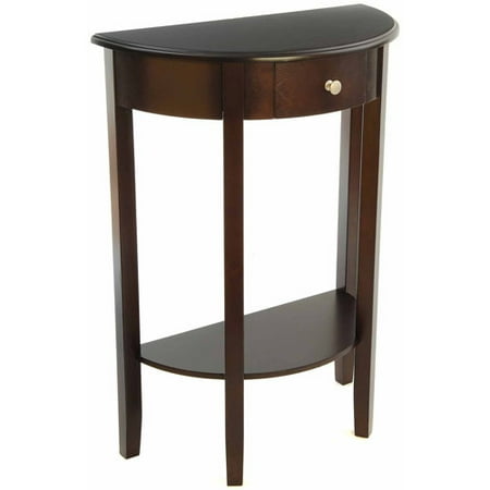 Bay Shore Collection Half Moon/Round Hall Table with 