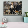 thumbnail image 4 of Epic Graffiti 'Un Bar Aux Folies-Bergere' by Edouard Manet, Giclee Canvas Wall Art, 16"x12", 4 of 8