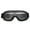 Transparent, variant on Retro Outdoor Motocross Off-Road Riding UV protection Windproof Sand-proof Motorcycle Adjustable Glasses Goggles