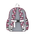 thumbnail image 3 of Cute Bulldogs Backpack for School,Cute School Bag,Schoolbag with Adjustable Shoulder Straps & Padded Back,13.4"x11"x4.7", 3 of 6