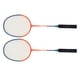thumbnail image 2 of Juego de raquetas de bádminton, raquetas dobles de una pieza de aleación de hierro ligeras con bolsa de almacenamiento para principiantes YUNYI BRAND Deportes, 2 of 8