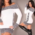 thumbnail image 2 of Suéter Wish para mujer, con botones cosidos, tejido de punto, largo medio, ropa para mujer, 2 of 5