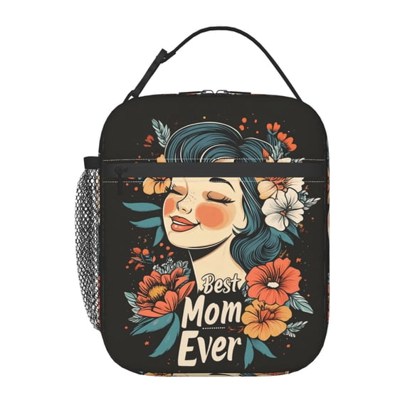 Best Mom Ever Lunch Bag Portable Thermal Lunch Box for Men and Women