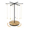 thumbnail image 1 of Soporte para collares y joyas Poyilooo, giratorio, 48 ganchos, 1 of 6