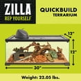 thumbnail image 4 of Zilla QuickBuild Terrarium with Easy Clean Bedding Tray 30"x12"x12", 4 of 9