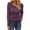 Purple, variant on Busydd Womens Tops Casual Versatile Solid Color Long Sleeve Tops for Women Fashion Fall Crewneck Button Pullover Sweatshirt XL