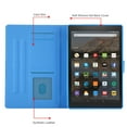 thumbnail image 4 of Kindle Fire HD 8" 2020 Case, Dteck PU Leather Folio Flip Stand Case With Built-in Card Slots Compatible With All-New Amazon Fire HD 8 / HD 8 Plus Tablet (10th Generation 2020), 30# Colorful Marble, 4 of 8