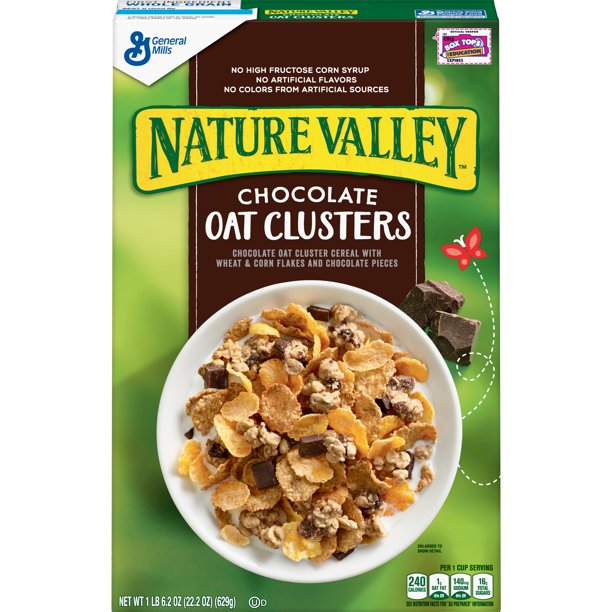 Nature Valley Chocolate Oat Clusters, 22.2 oz