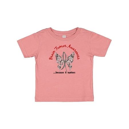 

Inktastic Brain Tumor Butterfly 6.1 Gift Baby Boy or Baby Girl T-Shirt