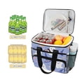 thumbnail image 2 of FORMRS Insulated Cooler Bag 24 Cans Capacity Soft Leakproof Lunch Box with Side Pockets, Blue Halloween, 2 of 7