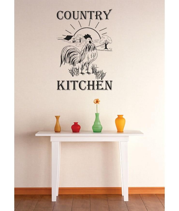 Custom Wall Decal Vinyl Sticker Country Kitchen Picture Art Peel