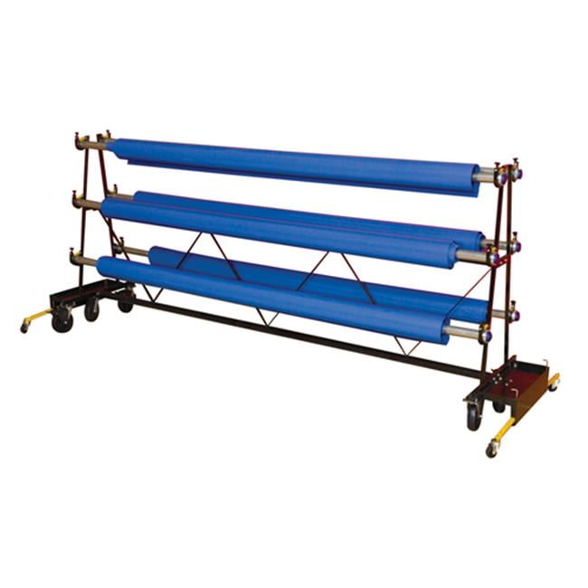 Gym Floor Cover Premier Storage Rack 8 Rollers