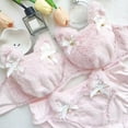 thumbnail image 4 of 3. Japanese Kitten Cosplay Lingerie Bowknot Pearls Accent Women's Furry Panties Comfortable Briefs Underwear, 4 of 9