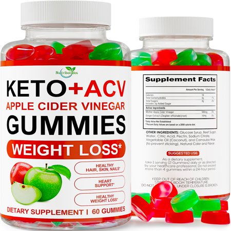 Keto ACV Gummies Advanced Weight Loss - ACV Keto Gummies for Weight Loss - Keto Gummy Supplement for Women and Men - Cleanse - Detox - Apple Cider Vinegar for - Made in USA - McIntosh Flavor