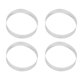 thumbnail image 2 of 12 Piezas Circular Poroso Anillo de Tarta Torre Inferior Molde para Pasteles Herramientas para Hornear Anillo de Mousse de Pastel Perforado Resistente Al , 10 cm, 2 of 5