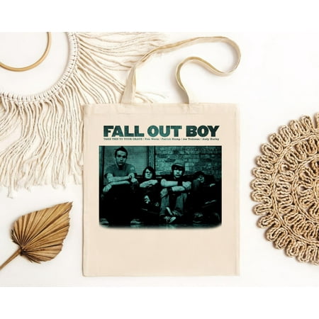 vintage FALL OUT BOY Take This Tote Bag-TH21416
