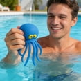 thumbnail image 4 of Octopus Squeeze Toy Children's Bath Toy TPR Water Play Stress Relief Octopus, Squirt Sprinkler Fun for Pool Beach Shower, Sensory Fidget Toy for Kids Adults,Blue, 4 of 6