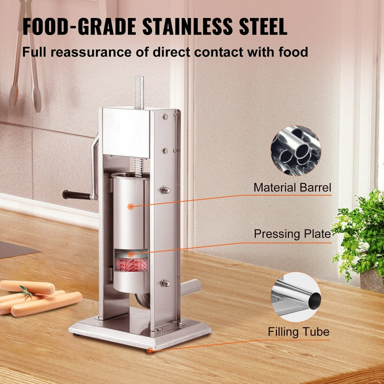 BENTISM 8lbs/5L Vertical Commercial Home Sausage Stuffer 2 BENTISM 8lbs/5L Vertical Commercial Home Sausage Stuffer 2