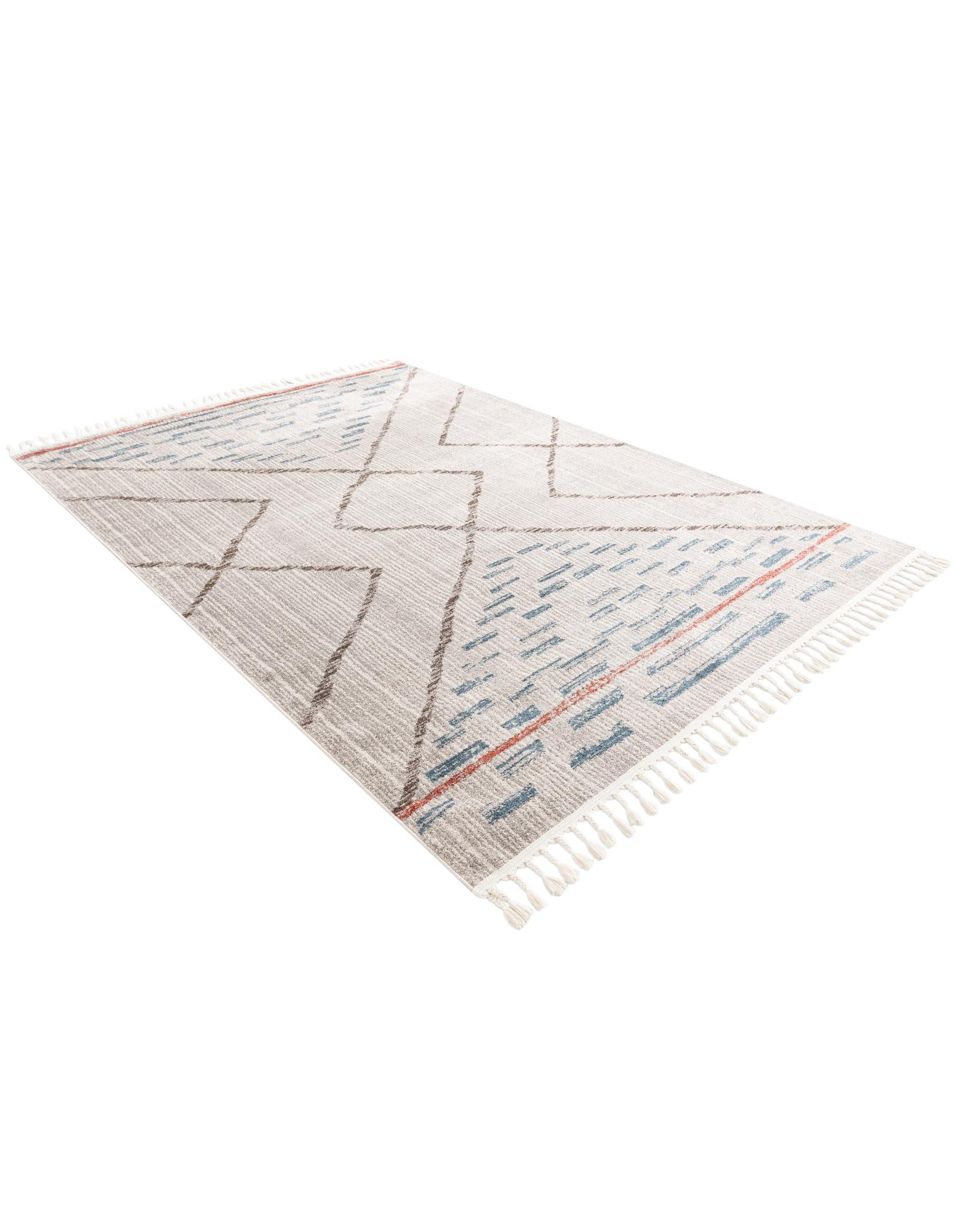 Unique Loom Aramis Collection Area Rug - Kavi (2' x 3' 1" Rectangle Ivory/Beige)