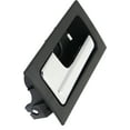 thumbnail image 3 of Interior Door Handle Compatible with 2009-2014 Ford F-150 Front, Driver Side Extended Cab Pickup Chrome Lever with Black Bezel With power lock, 3 of 3