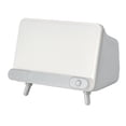 thumbnail image 1 of Soporte de escritorio para teléfono celular, cajas de pañuelos, servilleteros, organizador de fundas, teléfono con forma de TV gris elegante, 1 of 9