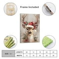 thumbnail image 2 of Christmas Wall Art, Printable Reindeer Still Life Painting, Rustic Christmas Decorative Art, Xmas Picture Print, Vintage Holiday Art Print Poster Canvas Roll, 2 of 8