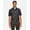 Carbon, variant on CORE365 CE112T Men's Tall Fusion ChromaSoft™ Pique Polo-Black-2XLT
