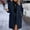 Navy coat for women, variant on Gifts Plush Coat for Women Fuzzy Fleece Jacket for Women Plus Size Casual Solid Lamb Plush Trench Coats Long Sleeve Button Down Lapel Overcoat Outerwear Winter Plush Coat