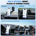 thumbnail image 2 of Windshield Car Mount for iPhone 16/Pro/Max/Plus - Air Vent Phone Holder Glass Cradle Suction Stand for iPhone 16/Pro/Max/Plus, 2 of 5