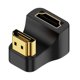 thumbnail image 1 of Jixopn - Adaptador de cable miniconvertidor HDMI macho a hembra UHD2.1, 8K, 60 Hz, 4K, 120 Hz, 48 Gbps, con luz indicadora, pantalla idéntica/expansión, modo dual para computadoras y TV, 1 of 8