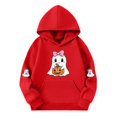 thumbnail image 3 of successthop Halloween Hoodies Spooky Pumpkin Ghost Toddler Girls Boys Long Sleeve Winter Fall Sport Tops Sizes 5-15, 3 of 3