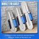 thumbnail image 3 of 3PCS Stainless Steel Pool Trowel Set (16inch/14inch/12inch) Flat Concrete Finishing Trowel Tools, 3 of 5